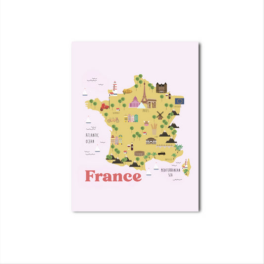 Frankrijk | Kaart Only Happy Things