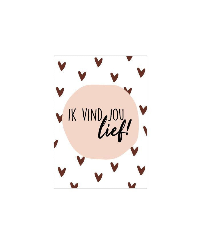 Ik vind jou lief| Cadeaukaart KP