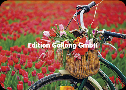 Fiets met tulpen| Kaart Edition Gollong