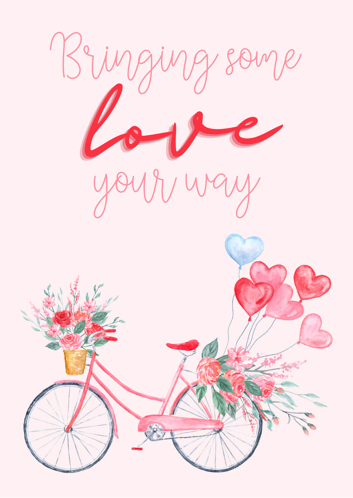 Bringing some love Fiets| Kaart Fripperies