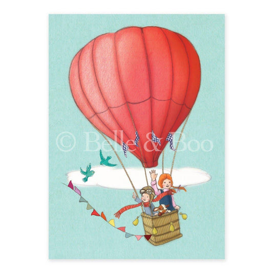 Balloon adventure| Kaart Belle & Boo