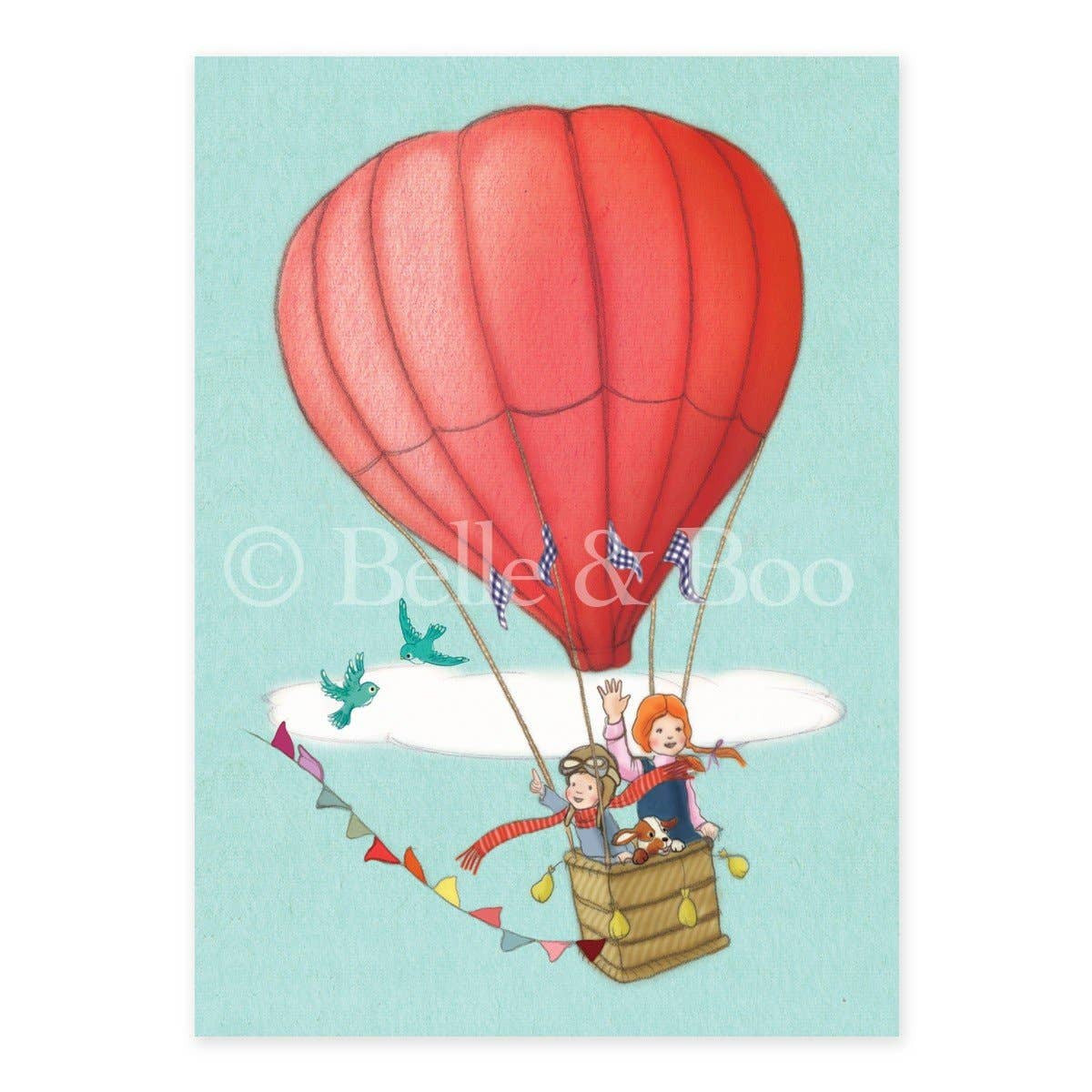 Ballonabenteuer | Karte Belle &amp; Boo