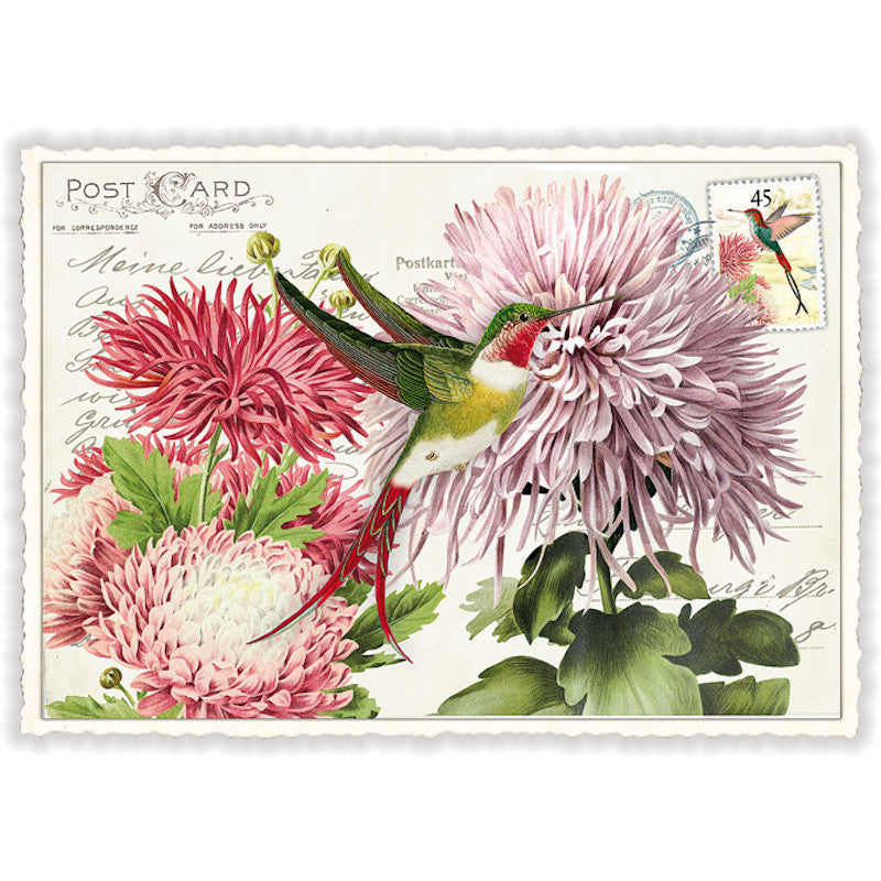 Bird and flower| Kaart Edition Tausendschön