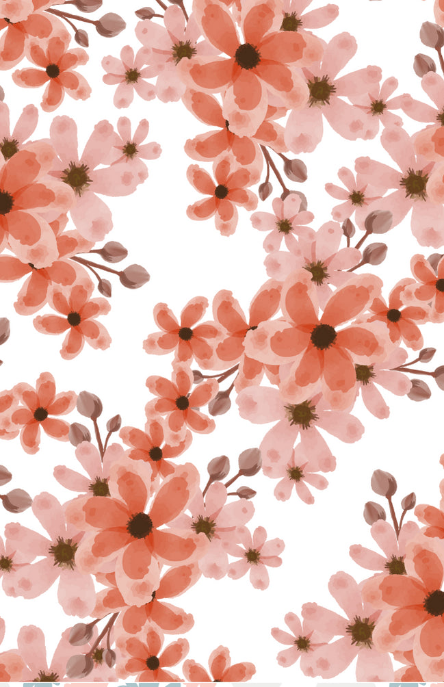 Flowers print (5)| Minikaart Fripperies