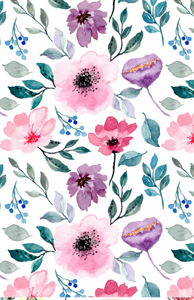 Flowers print (11)| Minikaart Fripperies