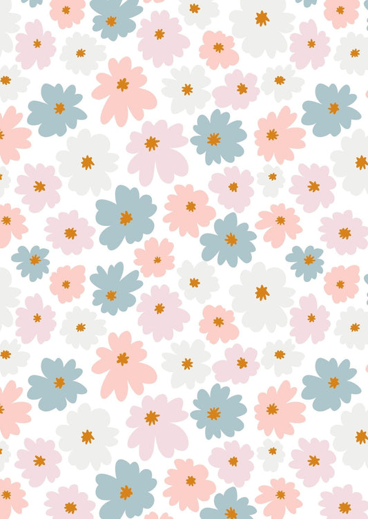 Bloemen print (3)| Kaart Fripperies