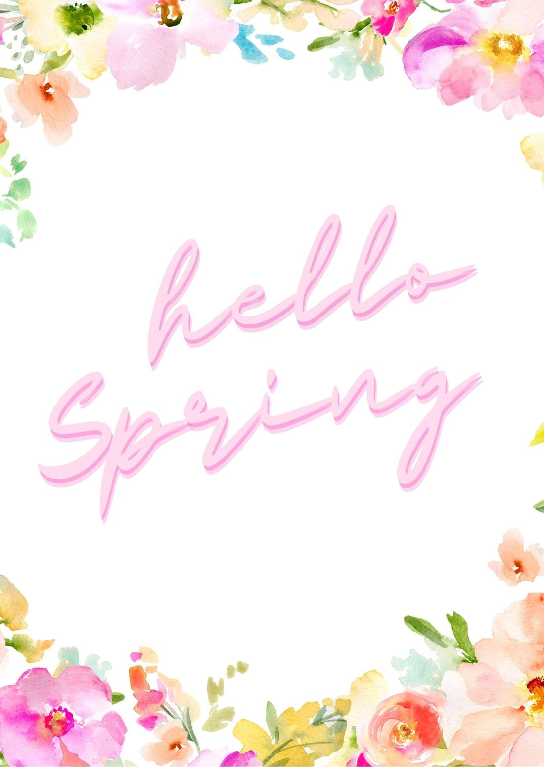 Hello spring| Kaart Fripperies