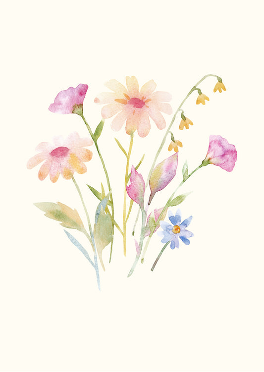 Lente bloemen| Kaart Fripperies