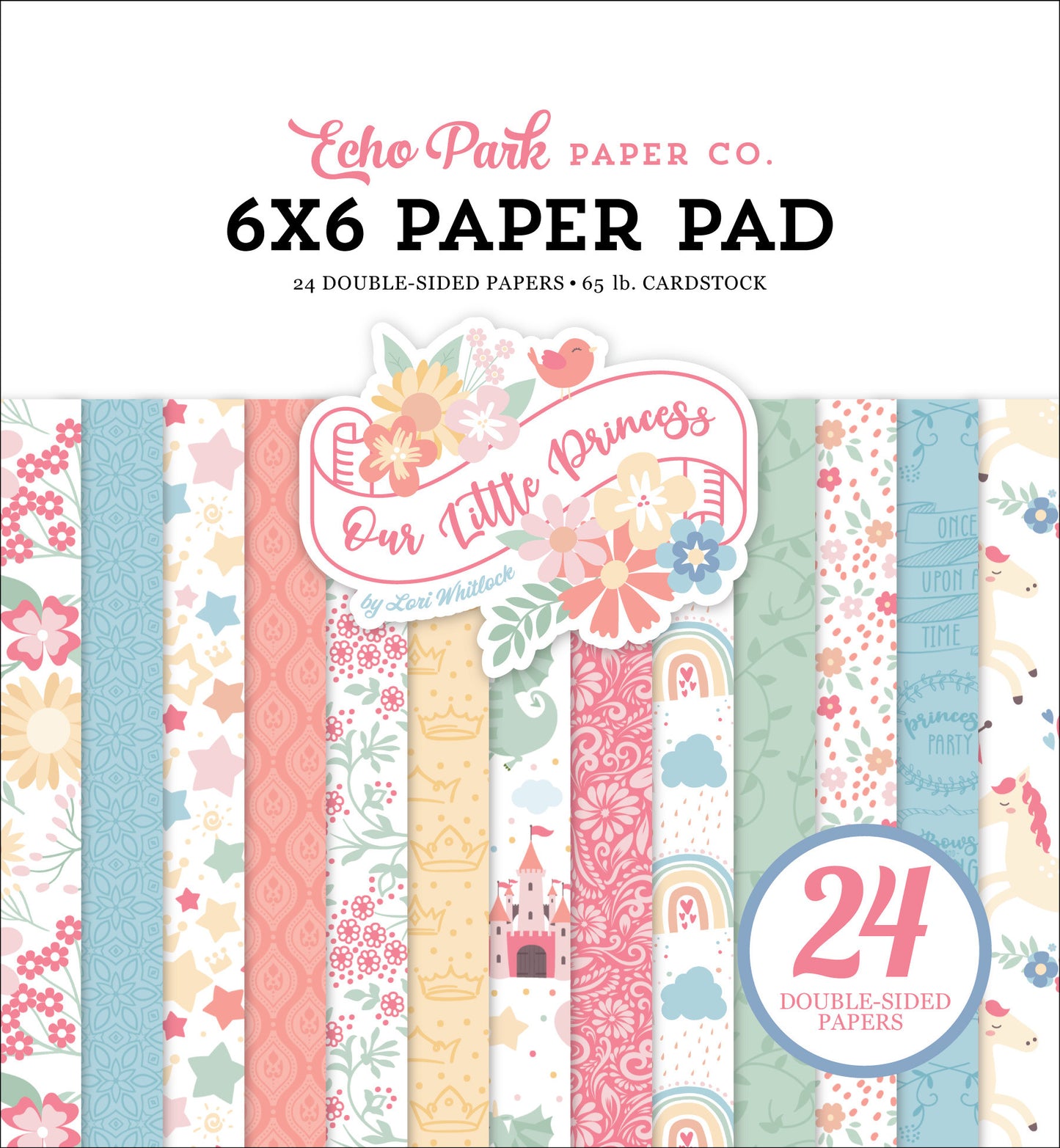 Echo Park Our Little Princess 6x6 Inch Paper Pad (OLP271023)
