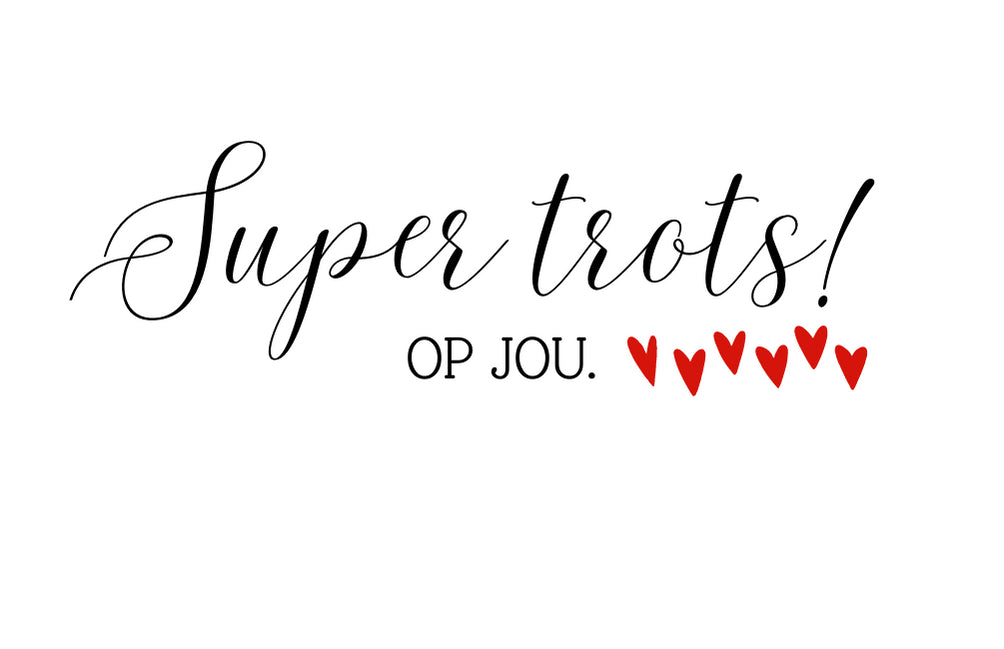 Super trots! op jou| Minikaart Fripperies