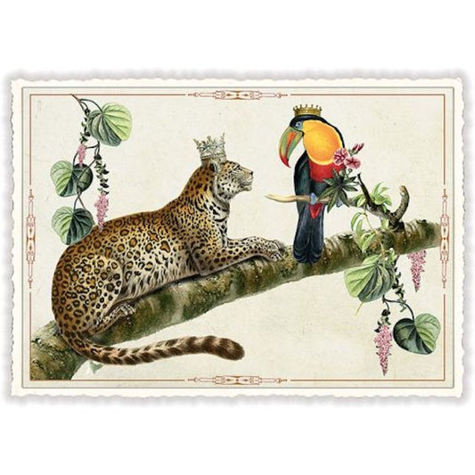 Luipaard en Toekan| Kaart Edition Tausendschön