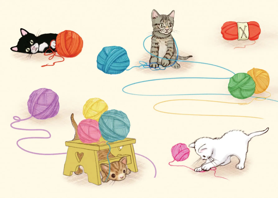 Crafty cats| Kaart Belle & Boo