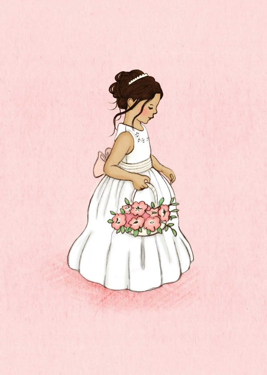 Flower girl| Kaart Belle & Boo