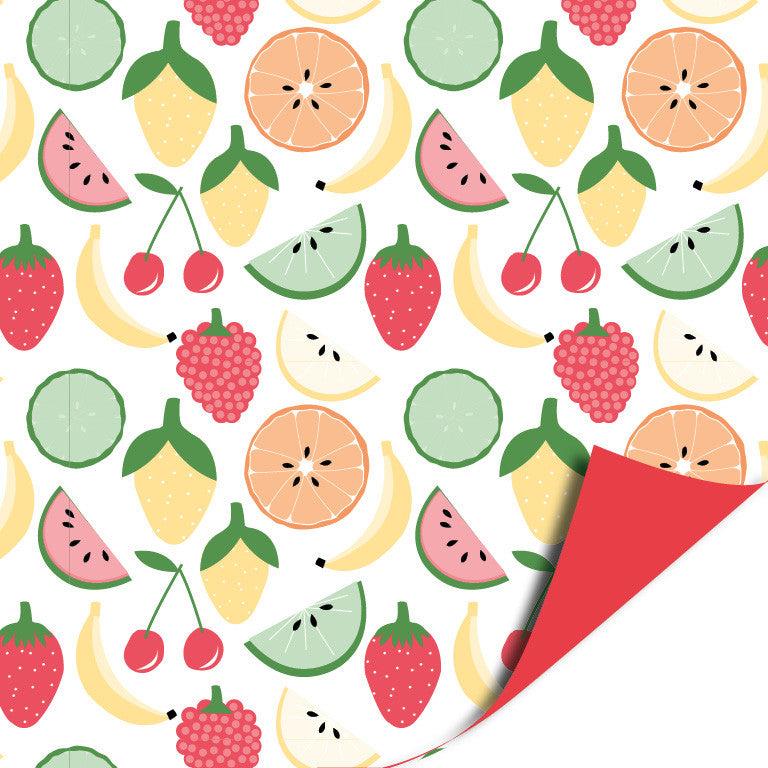 Summer Fruits | Cadeaupapier 30cm x 300cm