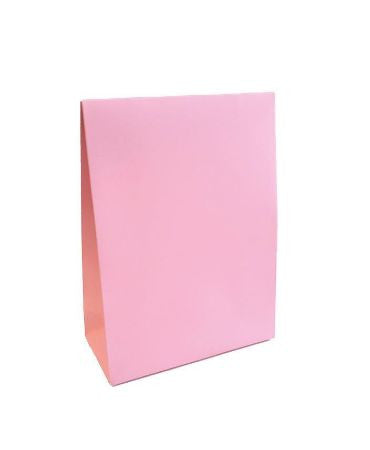 Kraft papieren zakken - Roze | Blokbodemzak 1st