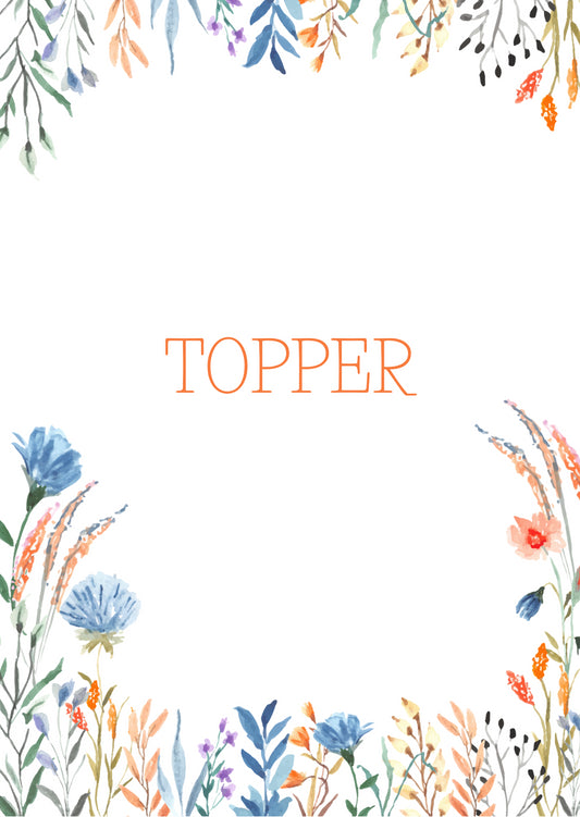 Topper| Kaart Fripperies