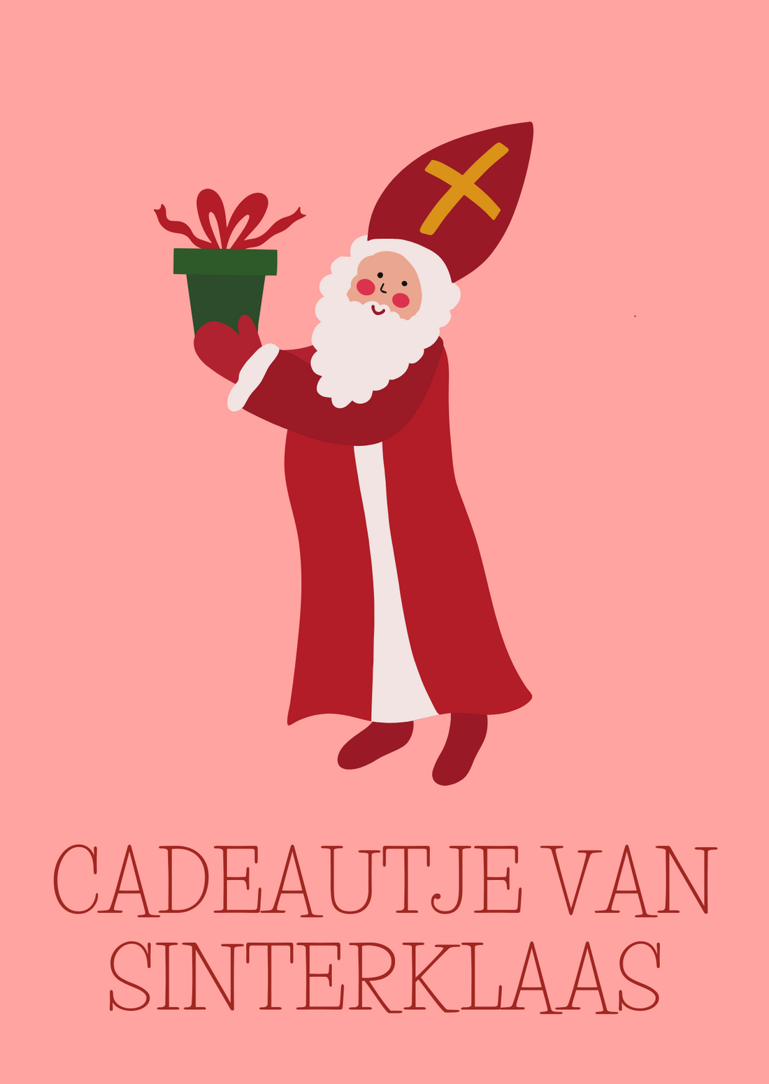 Cadeautje van Sinterklaas | Kaart Fripperies