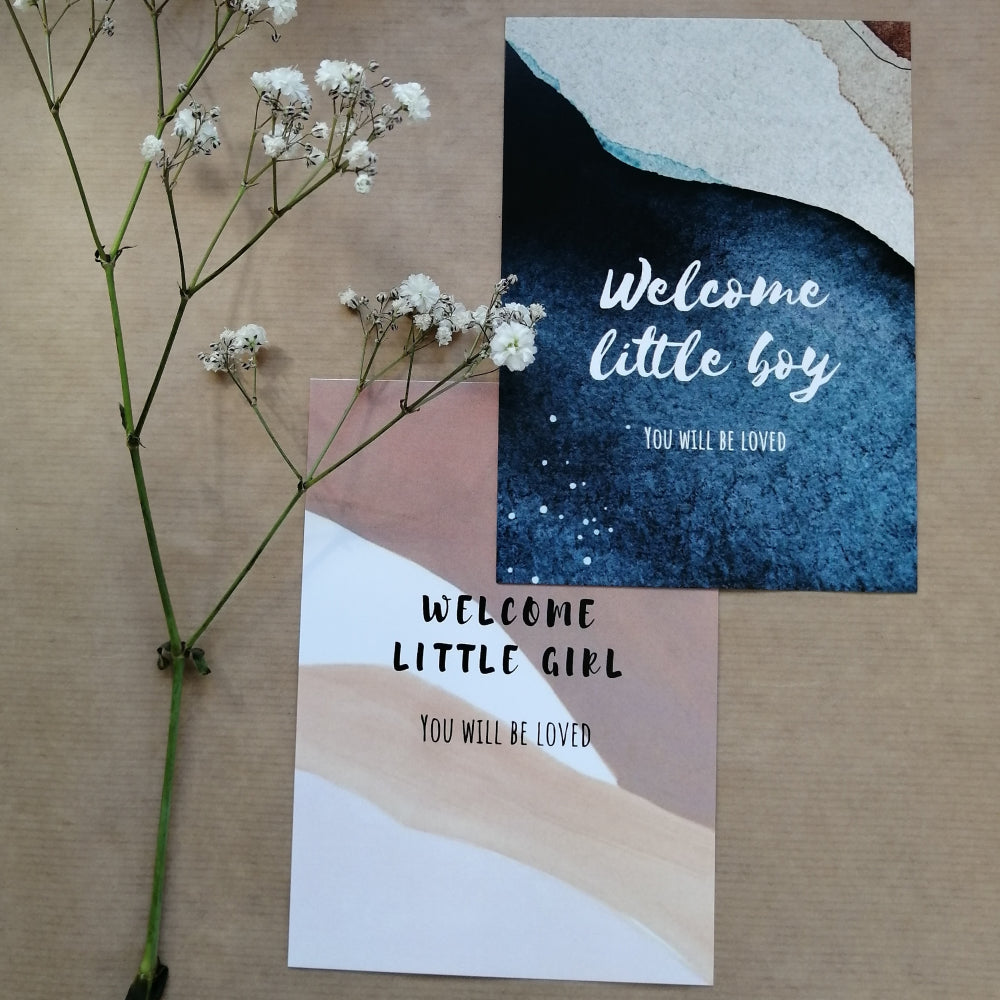 Kaart | Welcome little girl