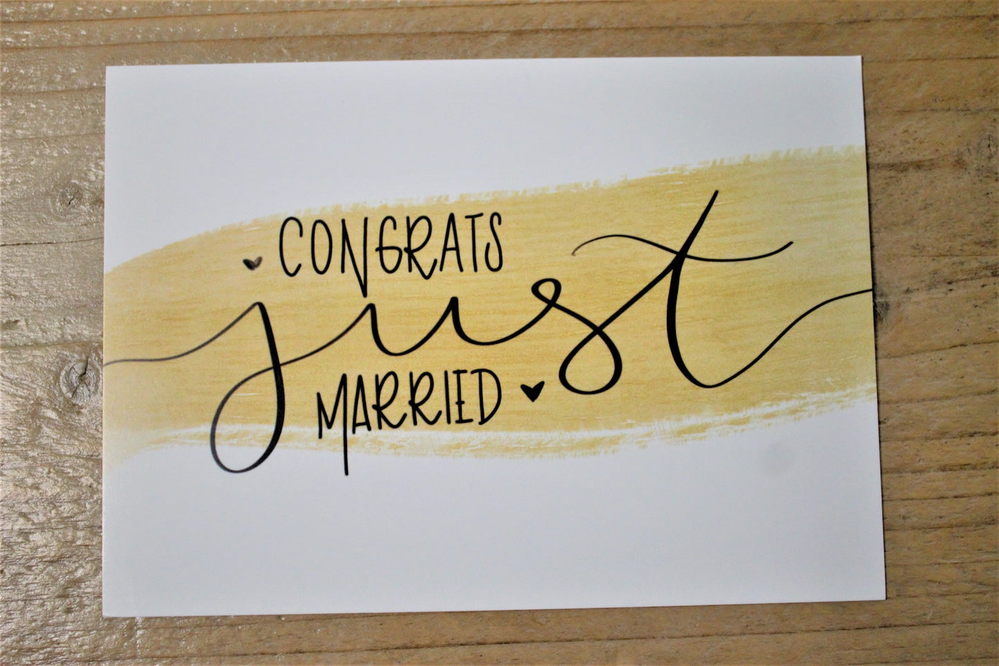 Congrats just married | Liefs van Linda