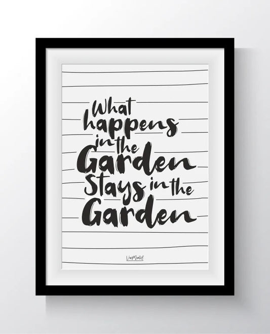 What happens in the garden| Vanmariel