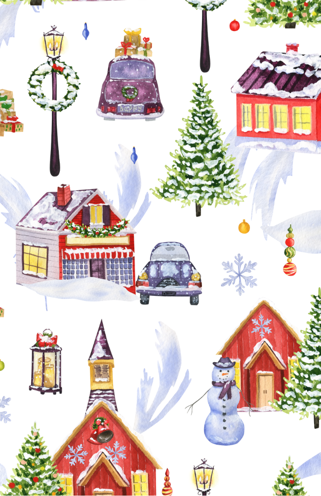 Winter wonderland | Minikaart Fripperies