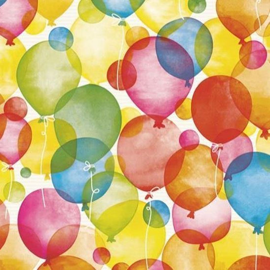 Watercolor balloons| Cadeaupapier 3mtr