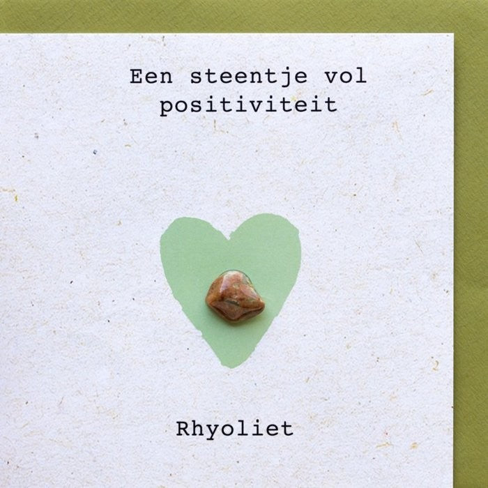 Een steentje vol positiviteit| Sidedish