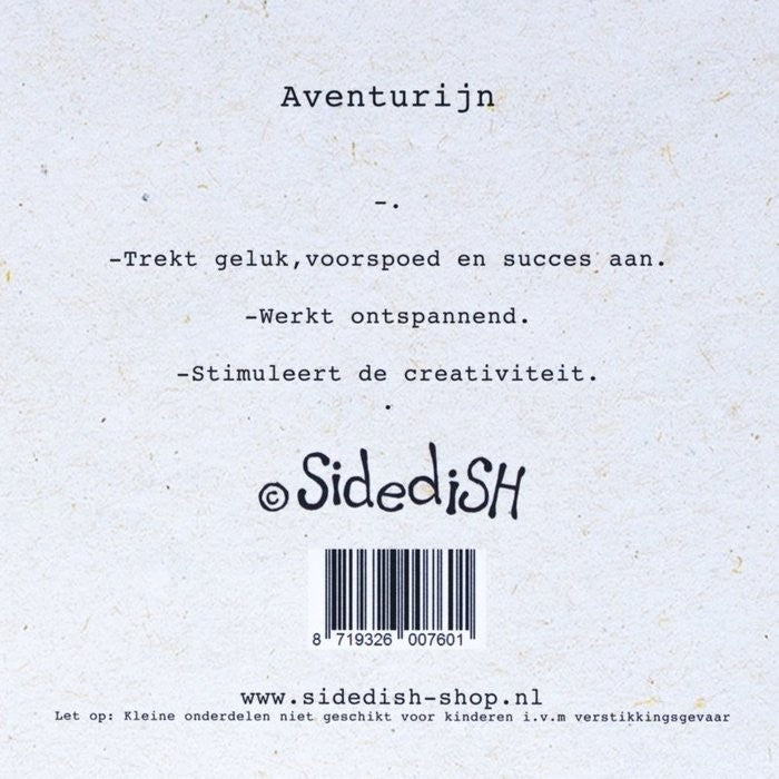 Een steentje vol geluk| Sidedish