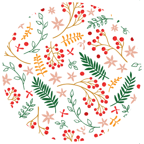 Kerst motief | Sluitstickers 10st.