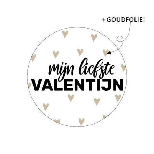 Mijn liefste valentijn| Sluitstickers 9st