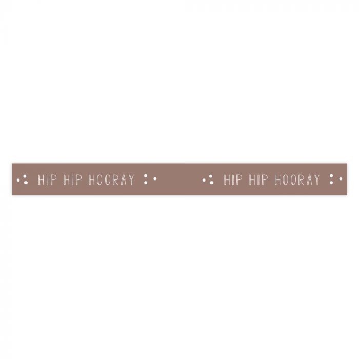 Hip hip hooray Terra| Lint 5m