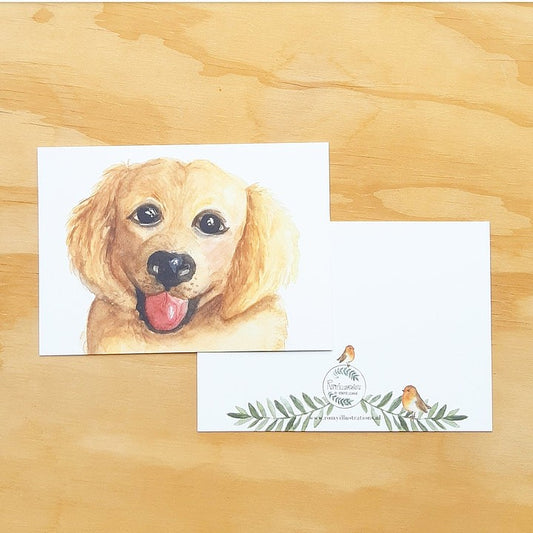 Golden retriever | Romyillustrations