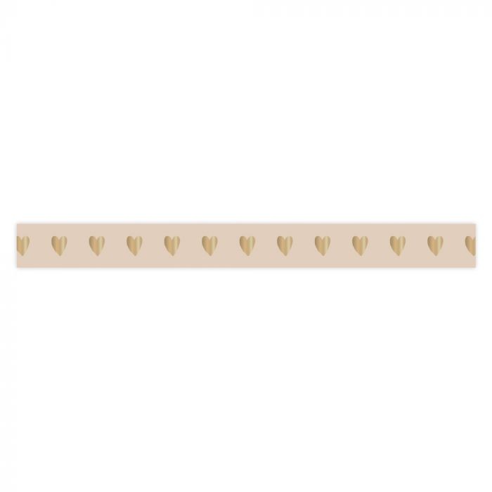 Herz Gold Beige| Band 5m