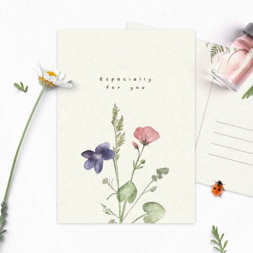 For you | Wildflowers | Kaart Studio Draak