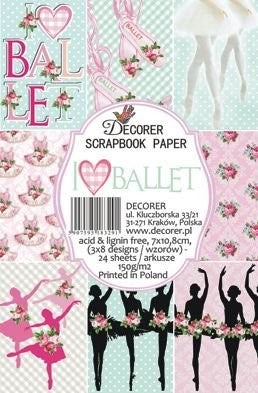 Decorer Ballet Paper Pack (7x10.8cm) (M33)