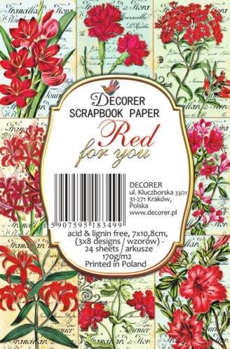 Decorer Red for You (7x10.8cm) (M52)