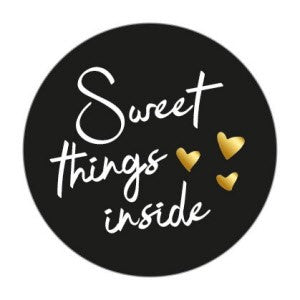 Sweet things inside | Sluitstickers 10st