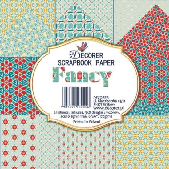 Decorer Fancy 6x6 Inch Paper Pack (C19-225)