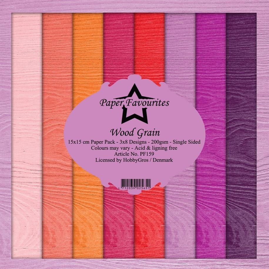 Paper Favourites Wood Grain 6x6 Inch Paper Pack (PF159)