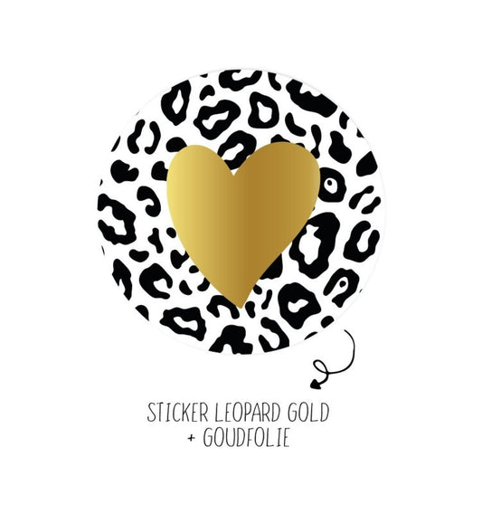 Leopard Gold| winkeltjevananne.nl 10st.