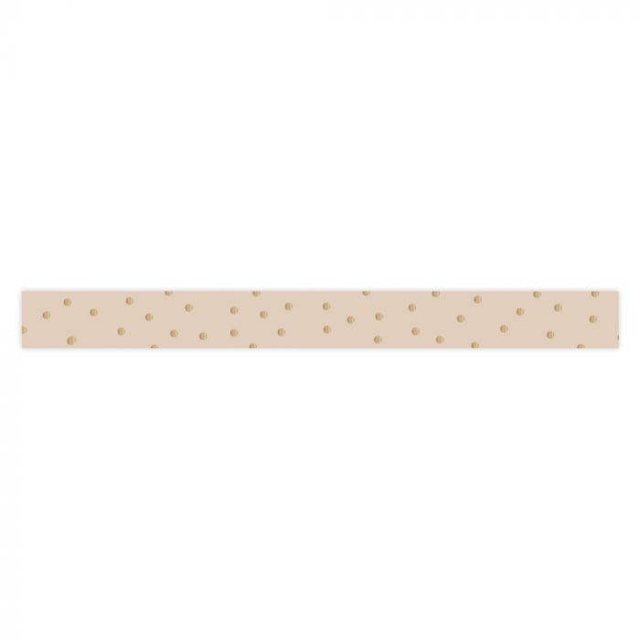 Punkte Goldbeige| Band 5m