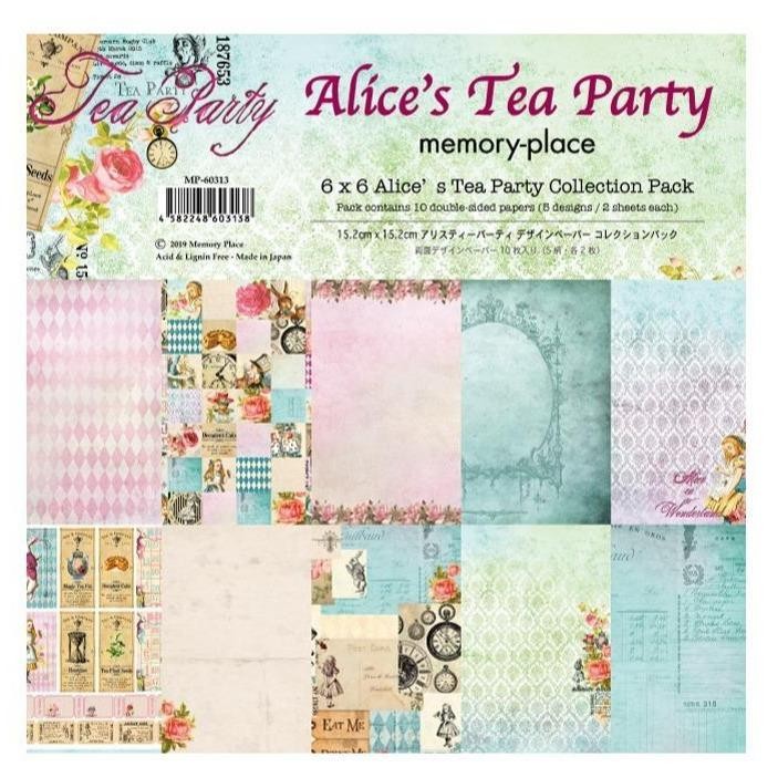 Memory Place Alice's Tea Party 6x6 Inch Paper Pack (MP-60313)