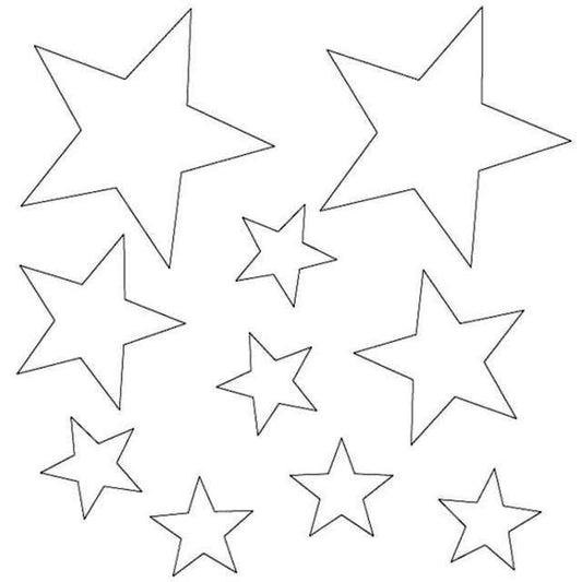 Memory Place Stars Clear Embellishments (MP-58640)