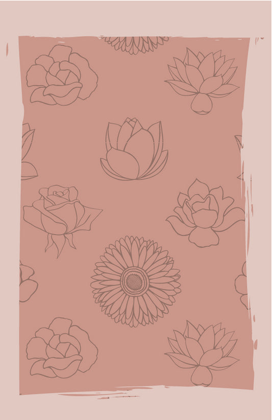 Rose | Minikaart Blooming collectie Fripperies