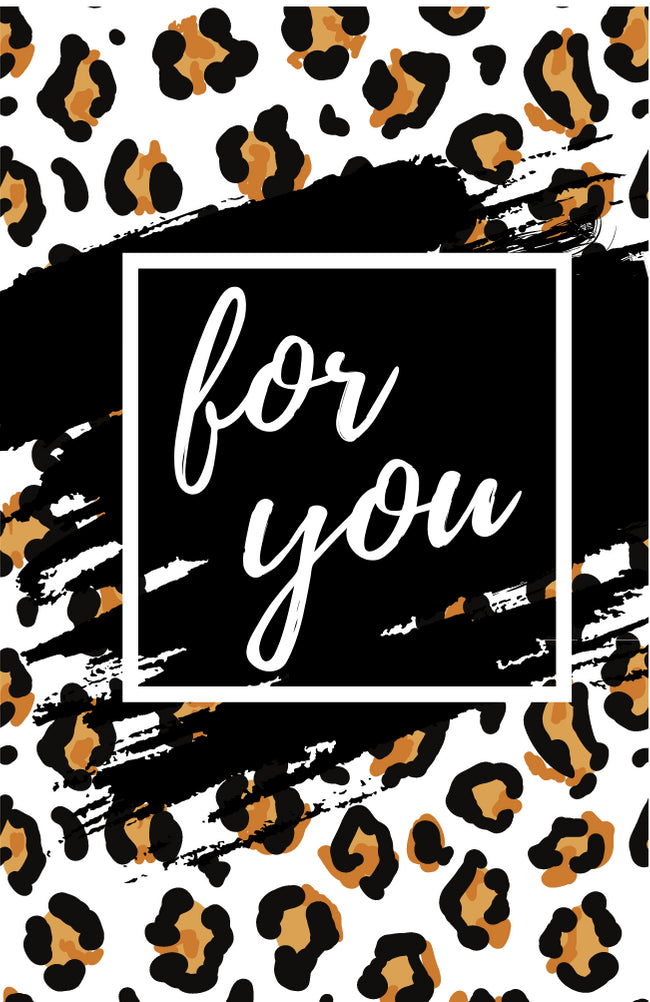 For you leopard | Minikaart Fripperies