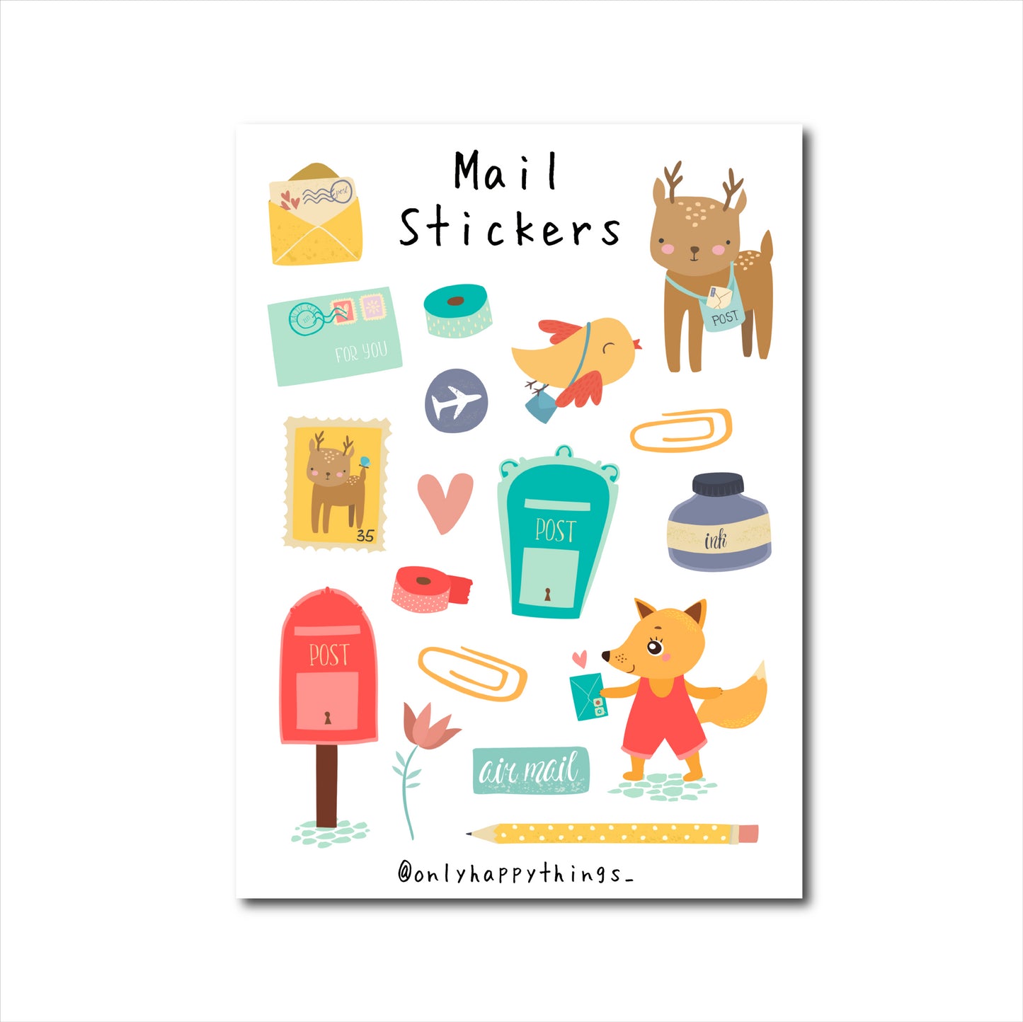 Mail | Stickervel Only Happy Things