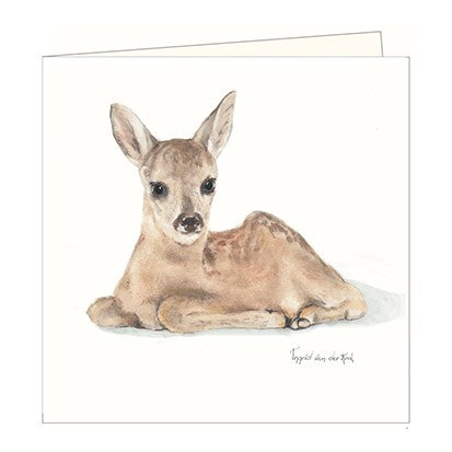 Hertje - Dubbele kaart met envelop Fantasiebeestjes