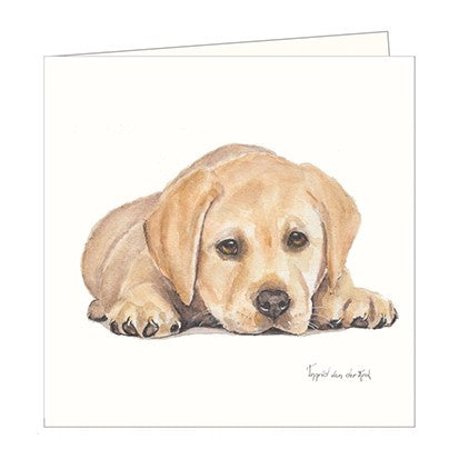 Hond - Dubbele kaart met envelop Fantasiebeestjes