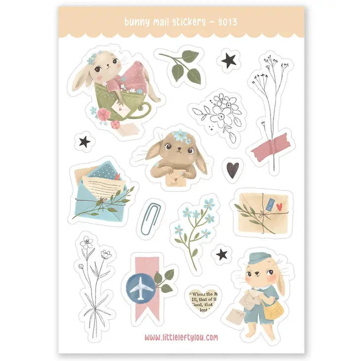 Bunny mail | Stickervel Little Lefty Lou