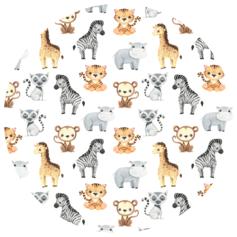 Cute Animals | Sluitstickers 10st.